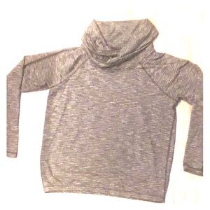 Lululemon cowl neck pullover with cinched waist
